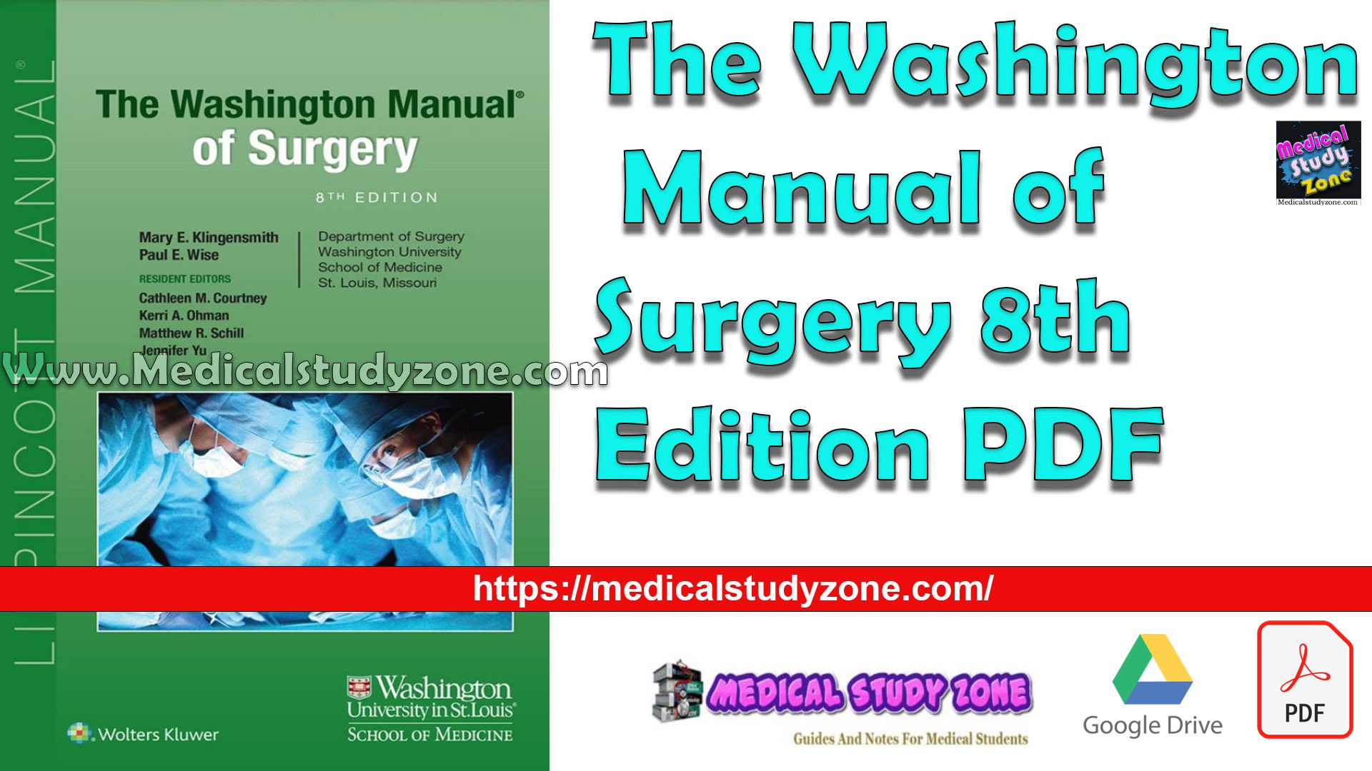 The Washington Manual of Surgery 8th Edition PDF Free Download