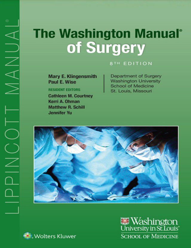 The Washington Manual of Surgery 8th Edition PDF Free Download