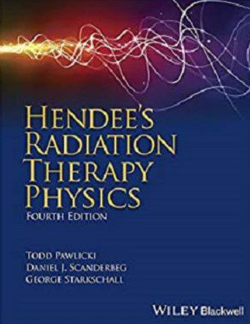Hendee's Radiation Therapy Physics PDF Free Download