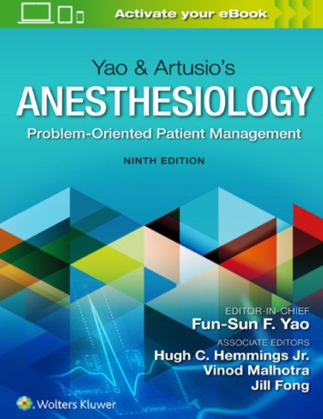 Yao & Artusio’s Anesthesiology 9th Edition PDF Free Download