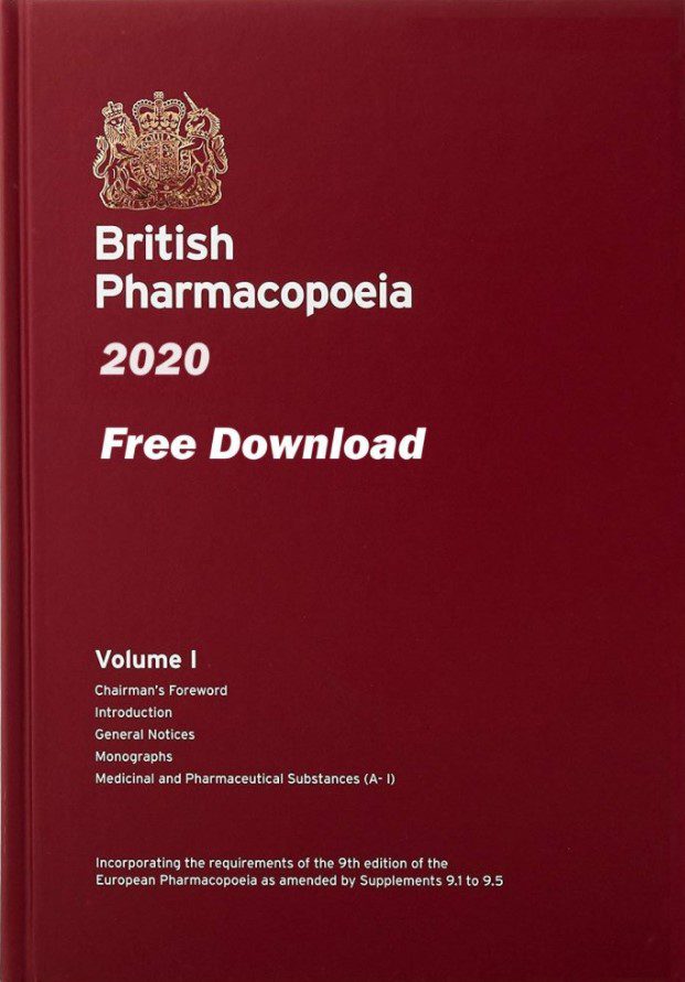 British Pharmacopoeia 2020 (All Volumes) PDF Free Download