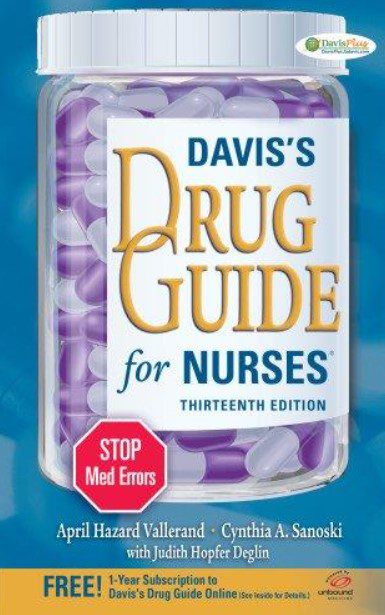 Davis's Drug Guide for Nurses 13th Edition PDF Free Download