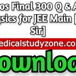 Etoos Final 300 Q & A of Physics for JEE Main [MS Sir] Free Download