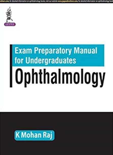 Exam Preparatory Manual for Undergraduates Ophthalmology PDF Free Download