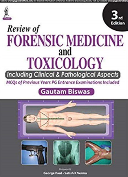 Review of Forensic Medicine and Toxicology 3rd Edition PDF Free Download