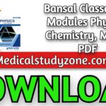 Bansal Classes JEE Modules Physics, Chemistry, Maths PDF Free Download