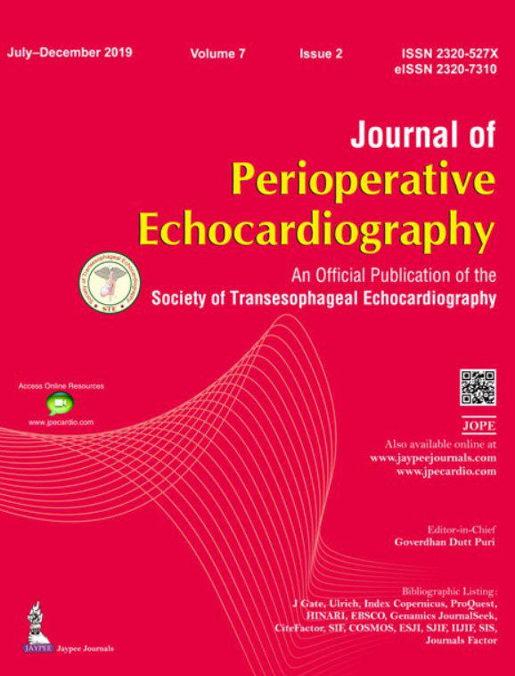 Download Journal of Perioperative Echocardiography by Goverdhan Dutt Puri PDF Free