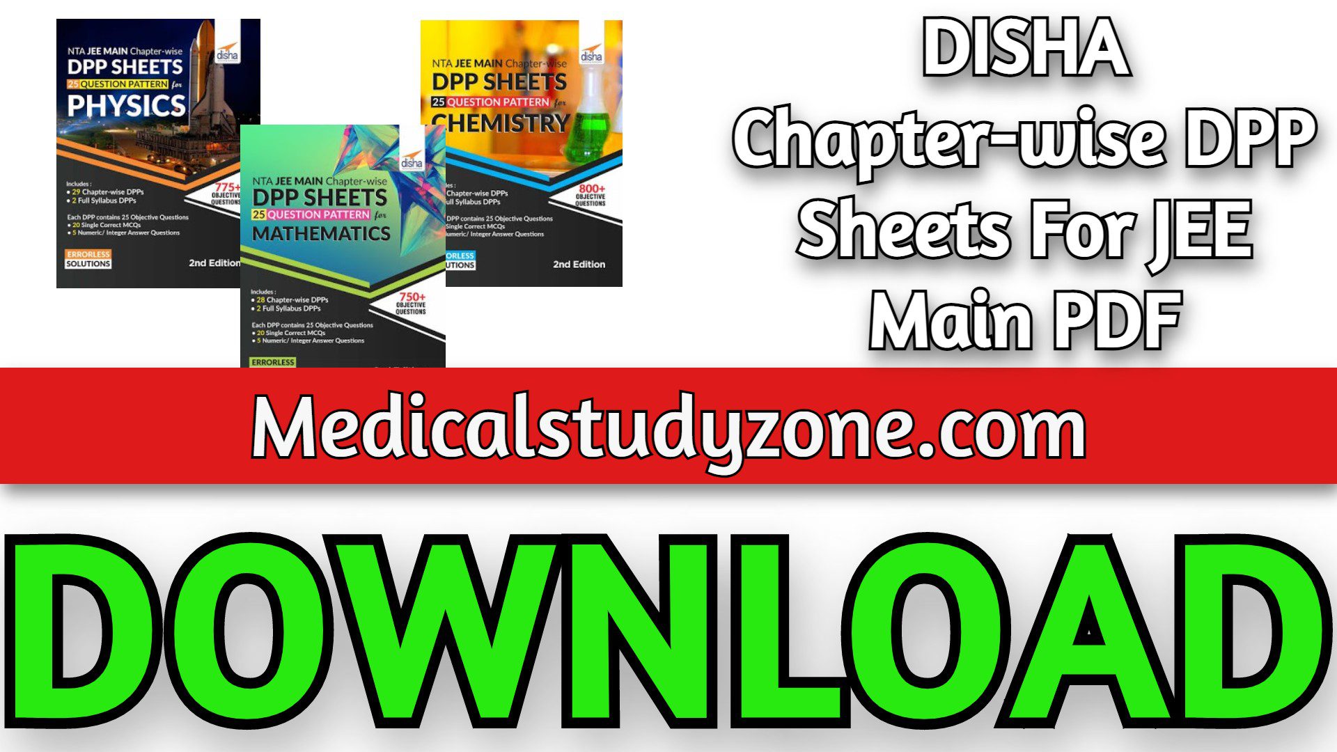 DISHA Chapter-wise DPP Sheets For JEE Main PDF Free Download