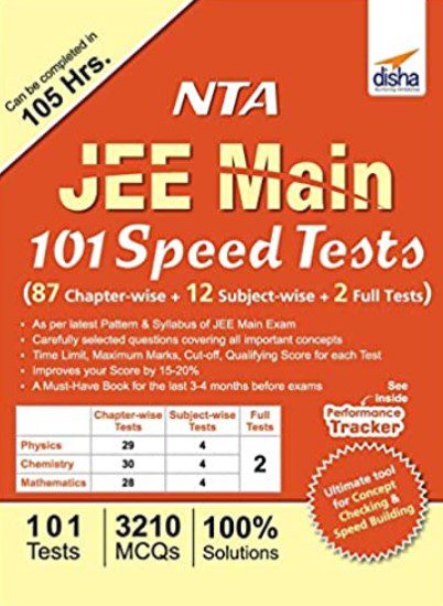 DISHA NTA JEE MAIN 101 Speed Tests  PDF Free Download