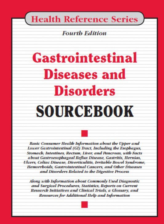 Gastrointestinal Disorders Sourcebook 4th Edition PDF Free Download