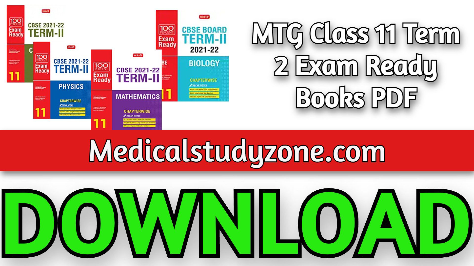 MTG Class 11 Term 2 Exam Ready Books PDF Free Download
