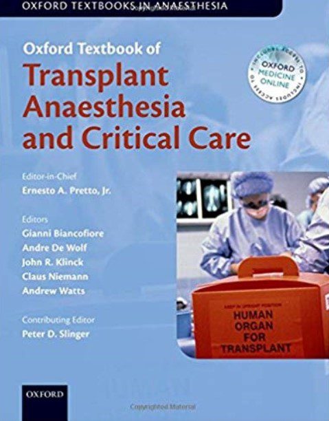Oxford Textbook of Transplant Anaesthesia and Critical Care PDF Free Download