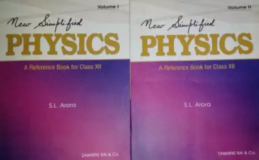 SL ARORA Simplified Physics Class 12 PDF Free Download