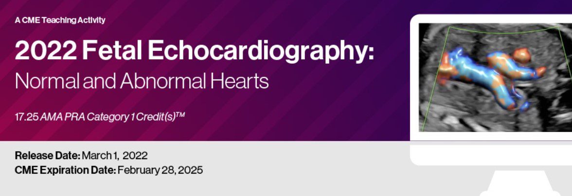 2022 Fetal Echocardiography: Normal and Abnormal Hearts Videos Free Download