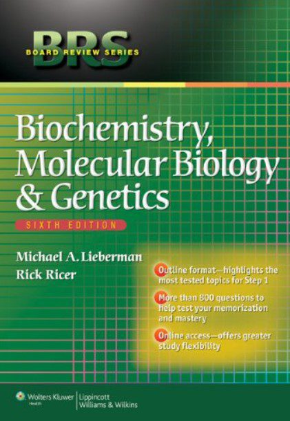 BRS Biochemistry, Molecular Biology, and Genetics 6th Edition PDF Free Download