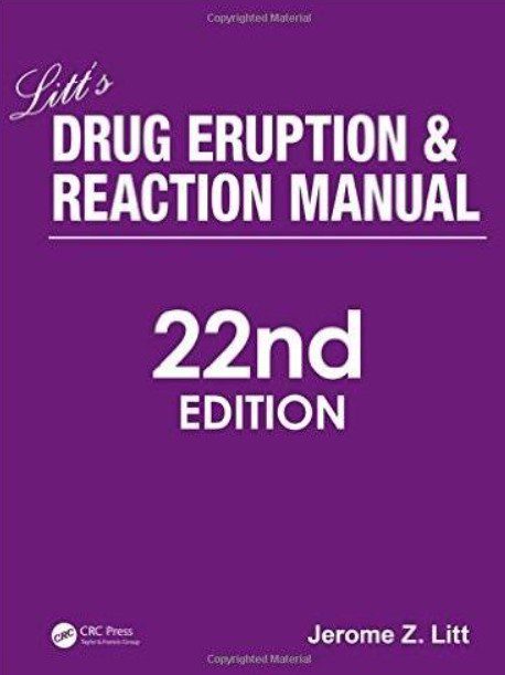 Litt's Drug Eruption and Reaction Manual 22th Edition PDF Free Download