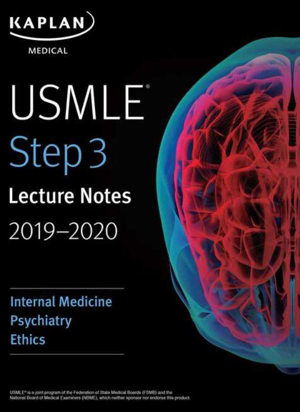 Download USMLE Step 3 Lecture Notes 2019-2020: Internal Medicine, Psychiatry, Ethics PDF Free