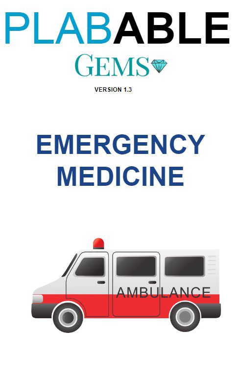 PLABABLE Gems Emergency Medicine PDF Free Download