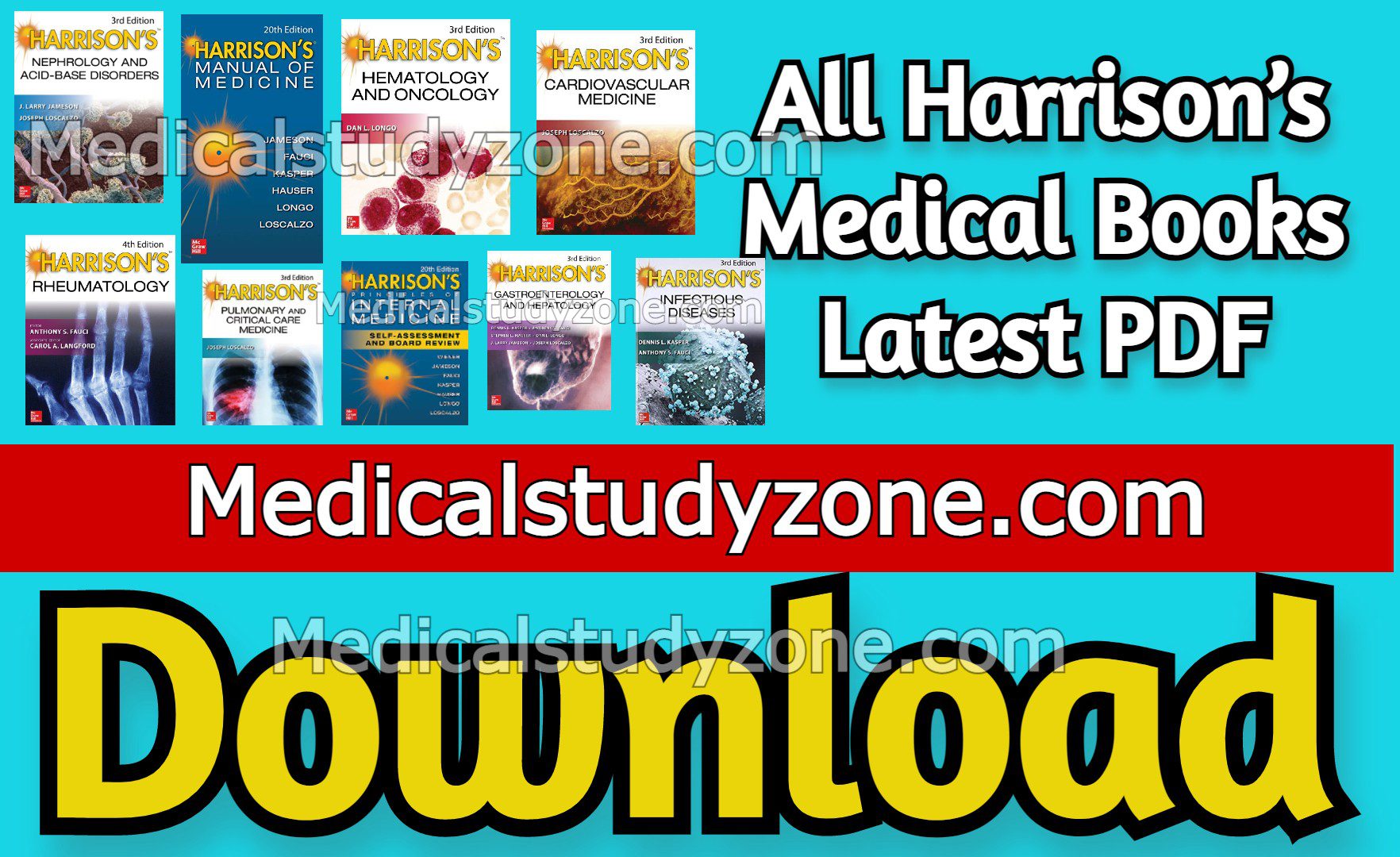 All Harrison’s Medical Books Latest 2023 PDF Free Download