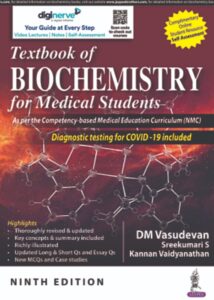 DM Vasudevan Textbook of Biochemistry 9th Edition PDF Free Download