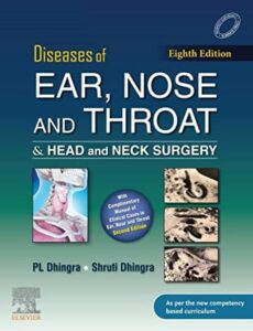 Dhingra Diseases of Ear, Nose & Throat 8th Edition PDF Free Download