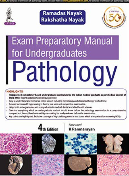 Ramdas Nayak Exam Preparatory Manual for Undergraduates Pathology PDF Free Download