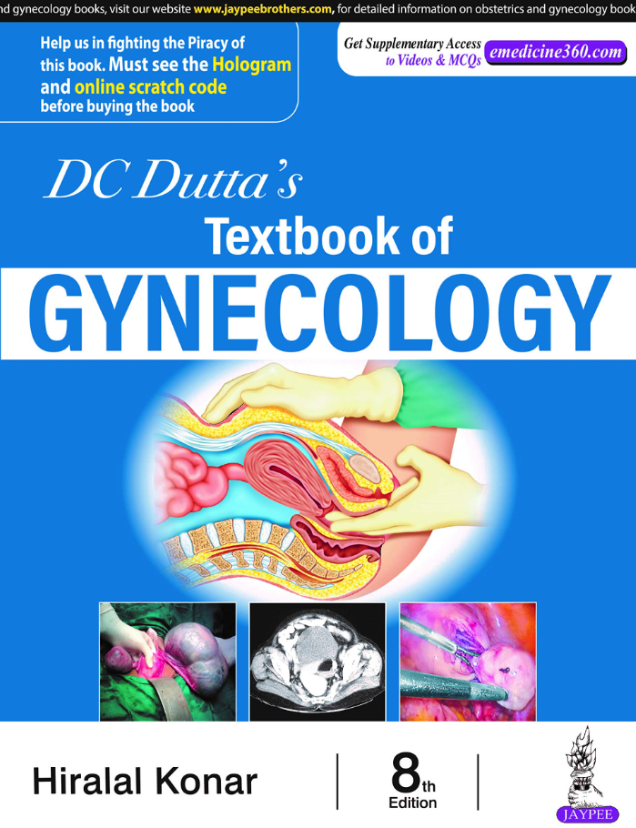Download DC Dutta’s Textbook of Gynecology 8th Edition PDF Free