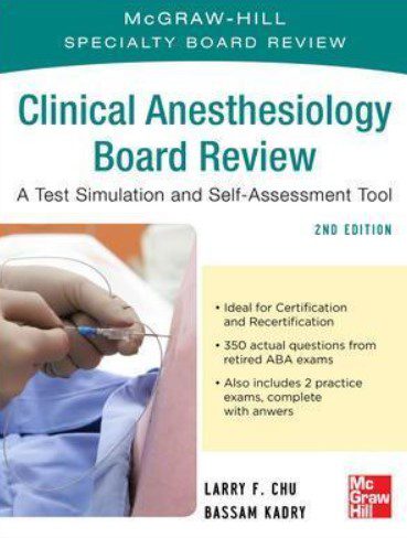 McGraw-Hill Clinical Anesthesiology 2nd Edition PDF Free Download