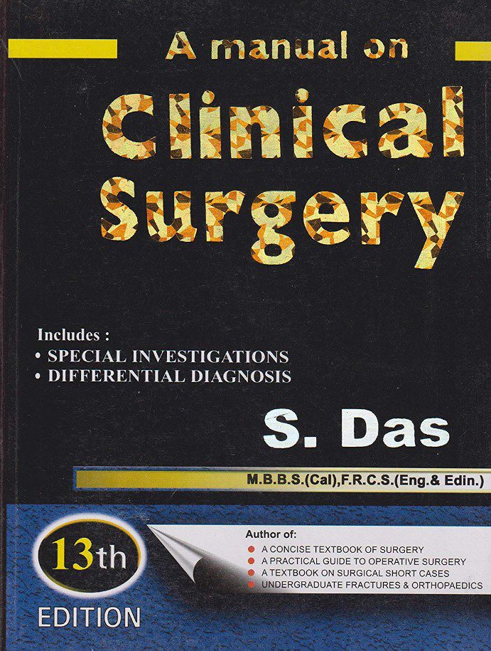 S Das A Manual On Clinical Surgery 13th Edition PDF Free Download