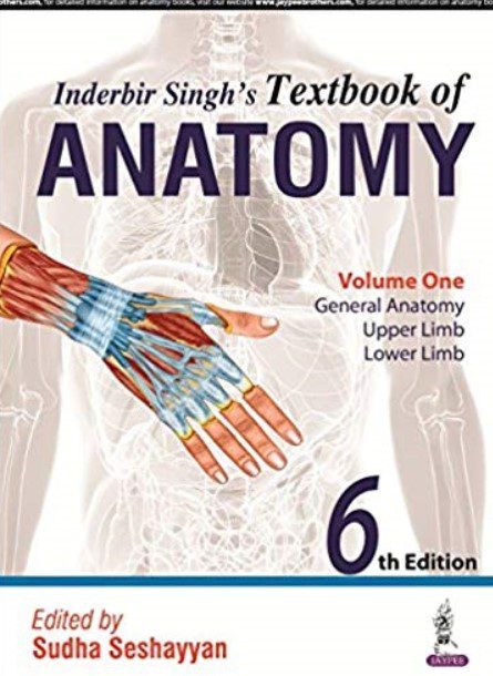 Inderbir Singh's Textbook of Anatomy, Volume One 6th Edition PDF Free Download