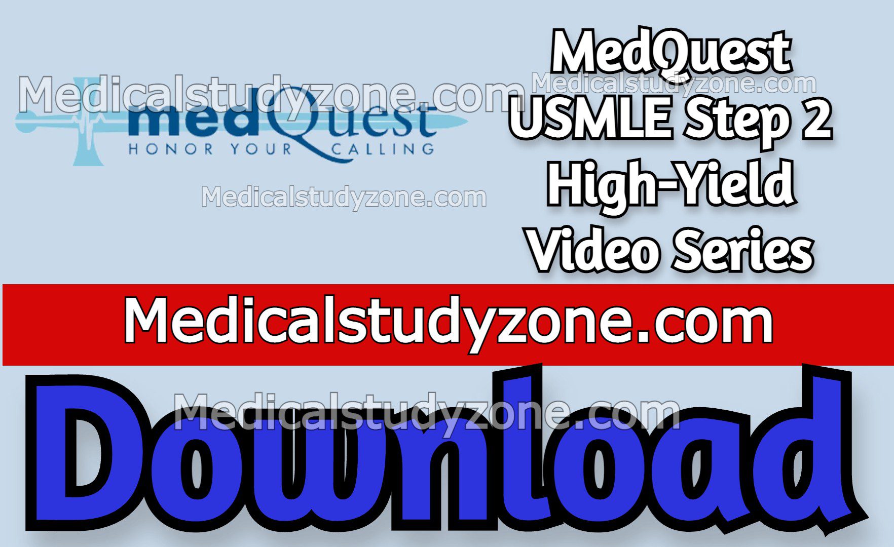 MedQuest USMLE Step 2 High-Yield Video Series 2023 Free Download
