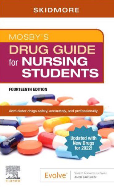 Mosby's Drug Guide for Nursing Students 2022 14th Edition PDF Free Download