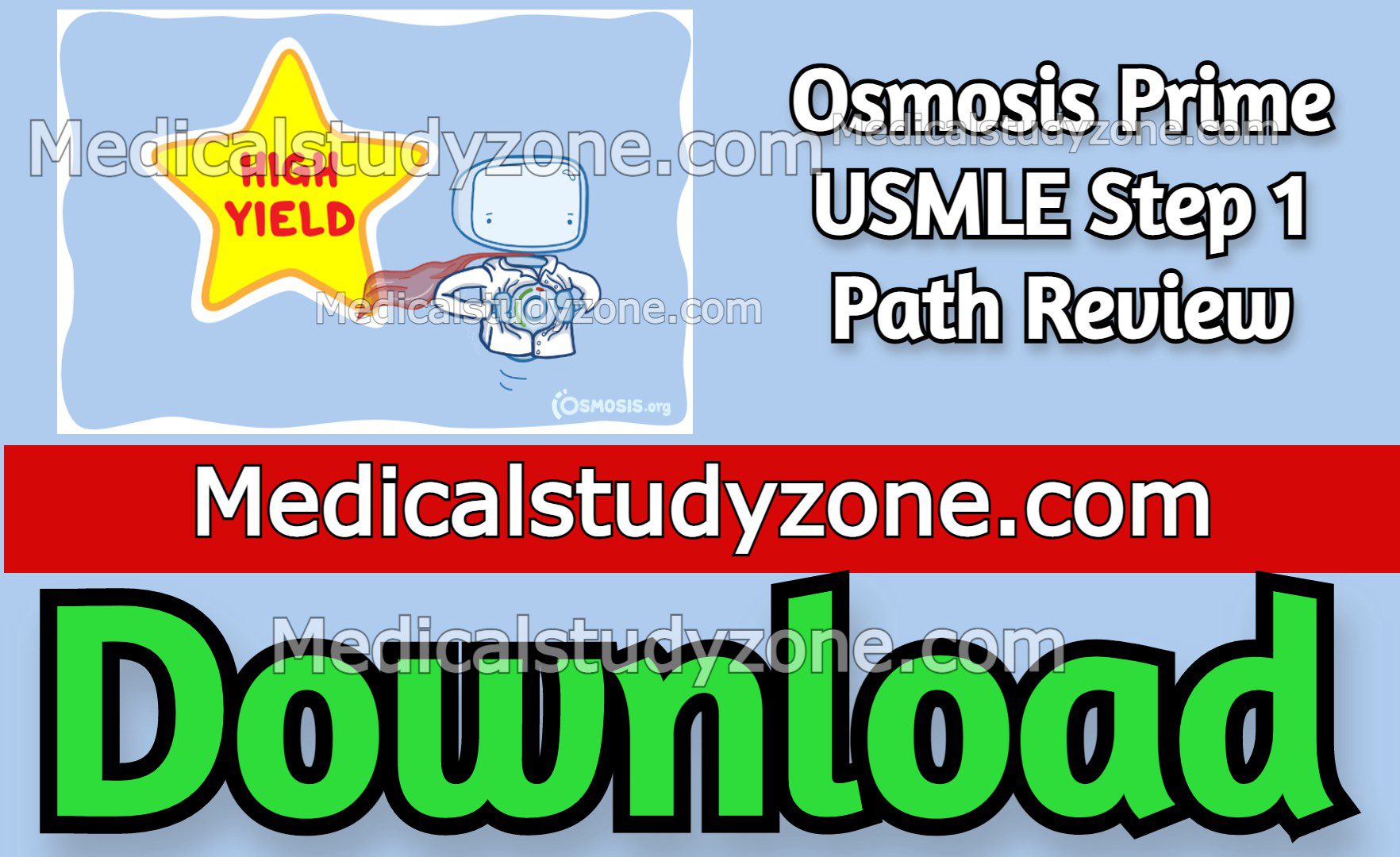 Osmosis Prime USMLE Step 1 Path Review 2022 Videos Free Download