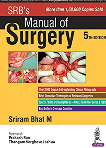 SRB's Manual of Surgery 5th Edition PDF Free Download