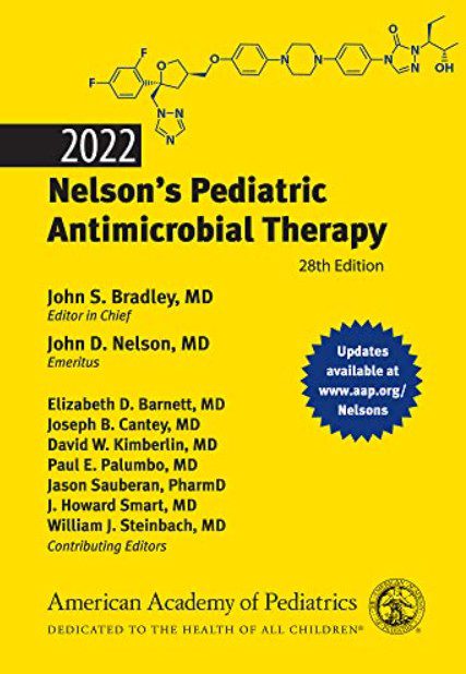 2022 Nelson’s Pediatric Antimicrobial Therapy 28th Edition PDF Free Download