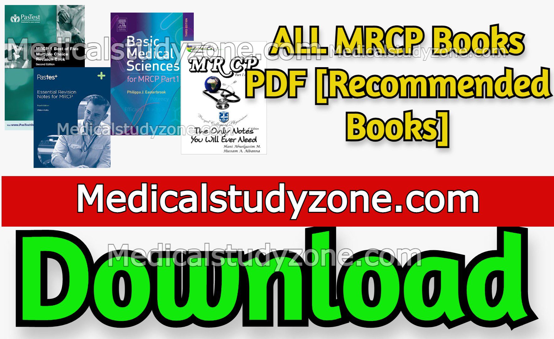ALL MRCP Books 2022 PDF Free Download [Recommended Books]