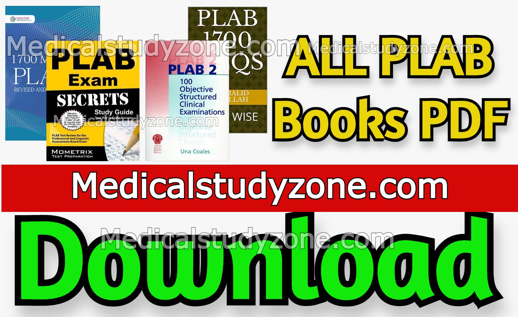 ALL PLAB Books 2023 PDF Free Download [Recommended Books]