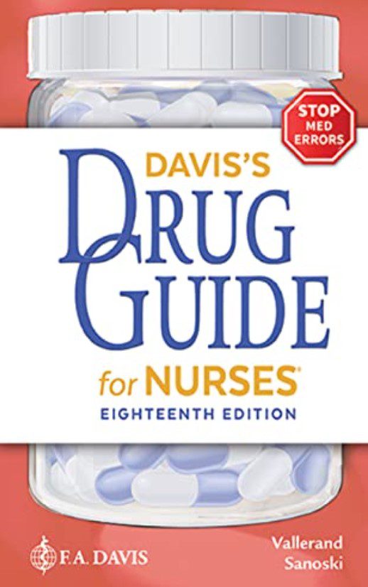 Davis's Drug Guide for Nurses 18th Edition PDF Free Download