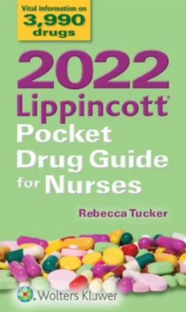 2022 Lippincott Pocket Drug Guide for Nurses PDF Free Download