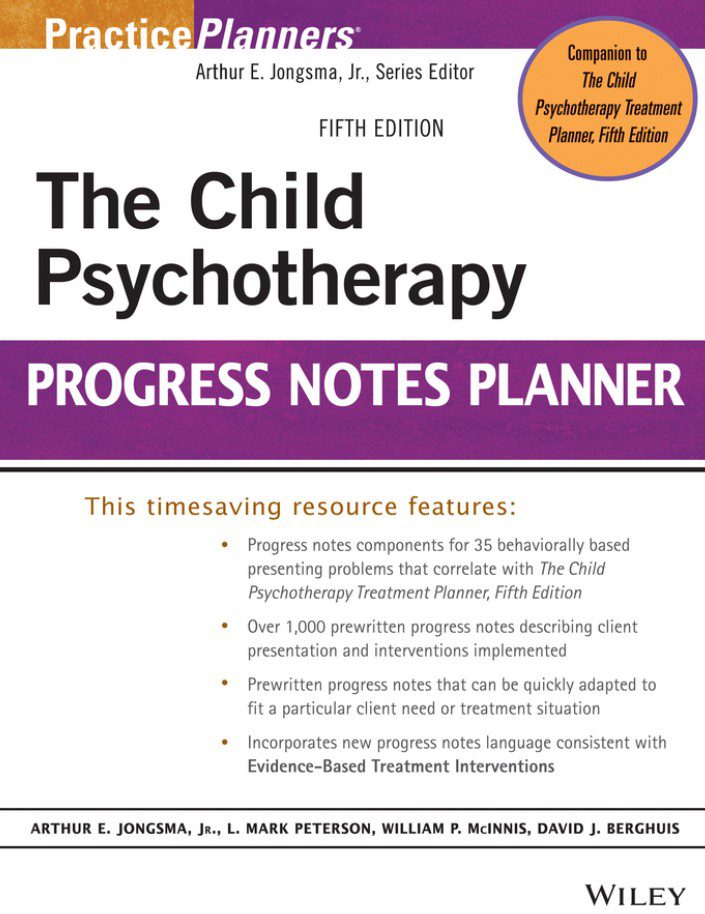 The Child Psychotherapy Progress Notes Planner 5th Edition PDF Free Download