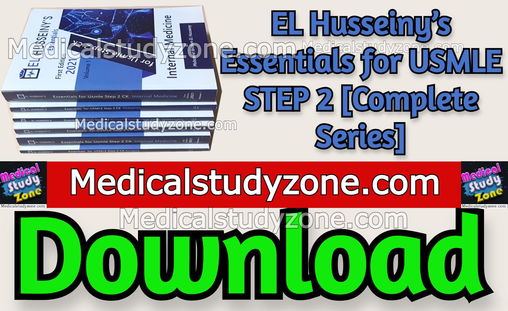 EL Husseiny’s Essentials for USMLE STEP 2 [Complete Series] 2022 PDF Free Download