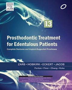 Prosthodontic Treatment for Edentulous Patients: South Asia Reprint 13th Edition PDF Free Download