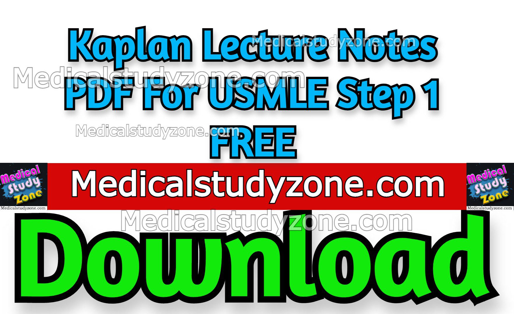 Kaplan Lecture Notes PDF 2023 For USMLE Step 1 FREE Download