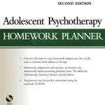 Adolescent Psychotherapy Homework Planner 5th Edition PDF Free Download