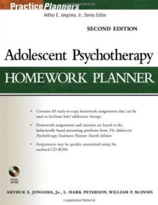 Adolescent Psychotherapy Homework Planner 5th Edition PDF Free Download