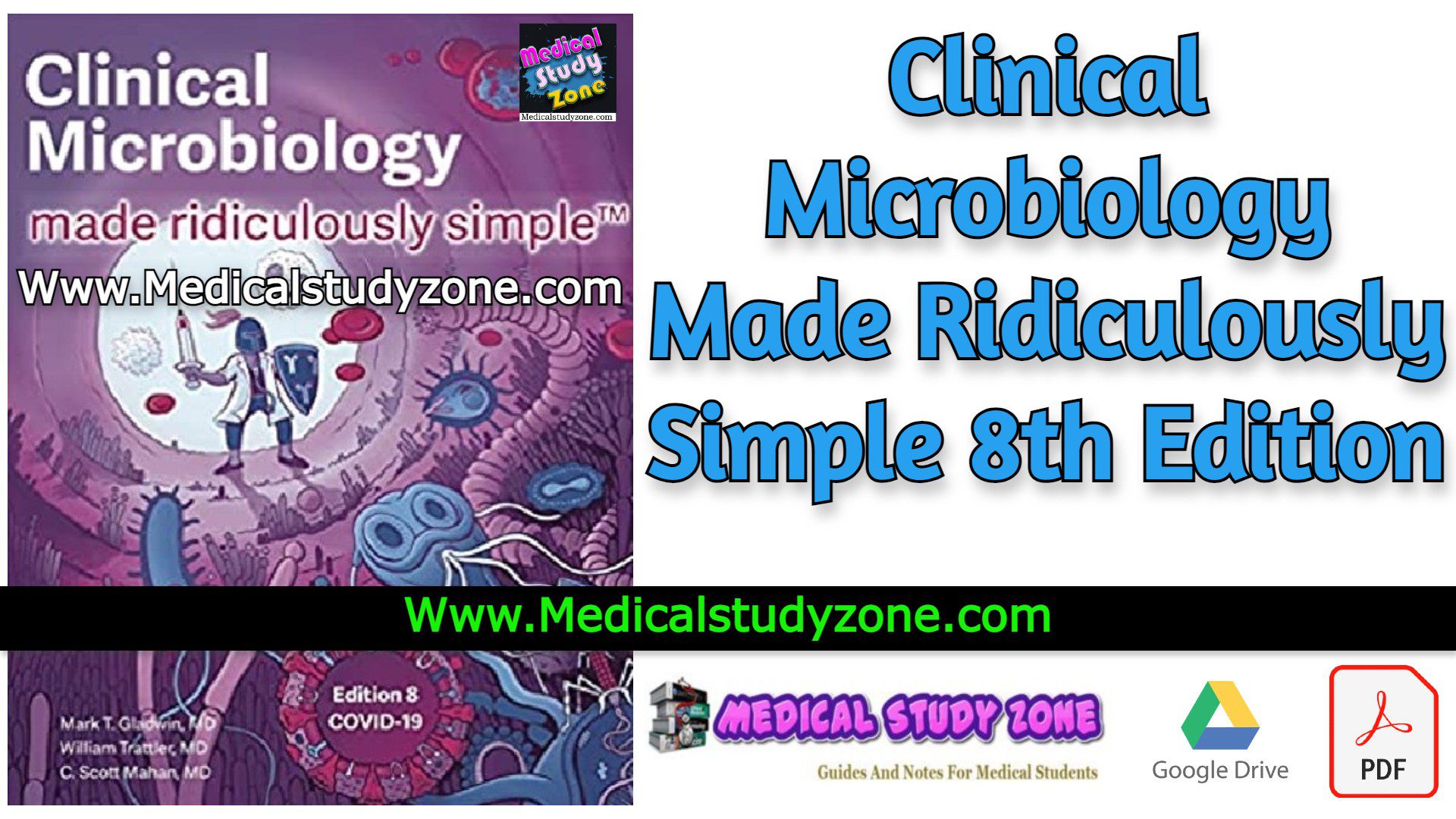 Clinical Microbiology Made Ridiculously Simple 8th Edition PDF Free Download [Google Drive]