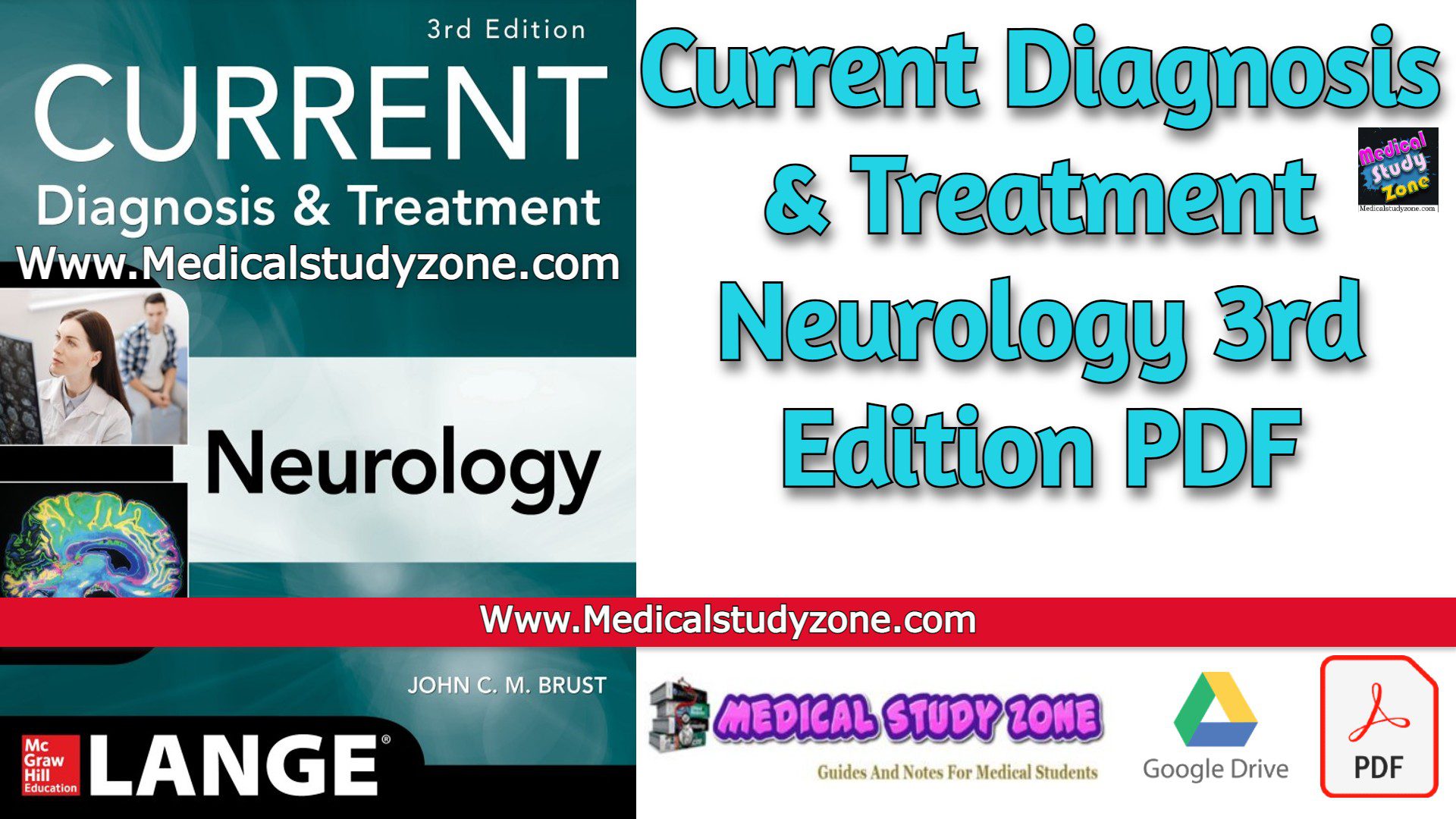 Current Diagnosis & Treatment Neurology 3rd Edition PDF Free Download