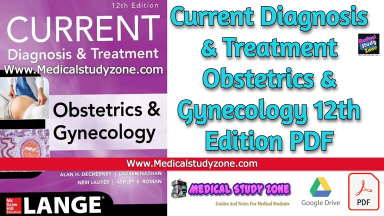 Current Diagnosis & Treatment Obstetrics & Gynecology 12th Edition PDF ...