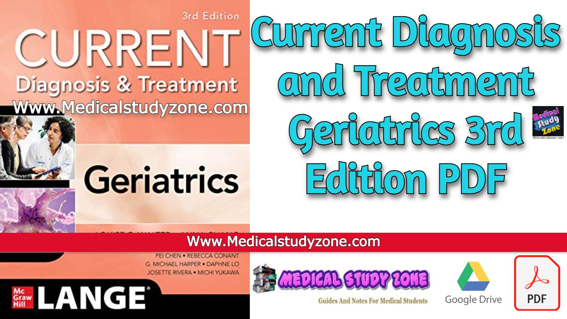 Current Diagnosis and Treatment Geriatrics 3rd Edition PDF Free Download