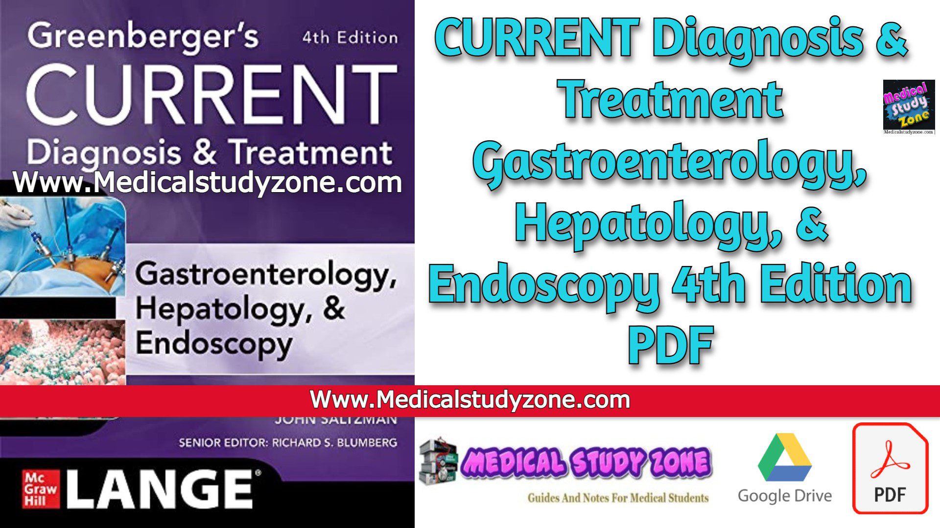 Download CURRENT Diagnosis & Treatment Gastroenterology, Hepatology, & Endoscopy 4th Edition PDF Free